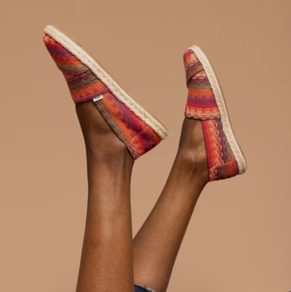 TOMS Women's 7 1/2, Alpargata Rope Multi Global Espadrille Slip-On NWT